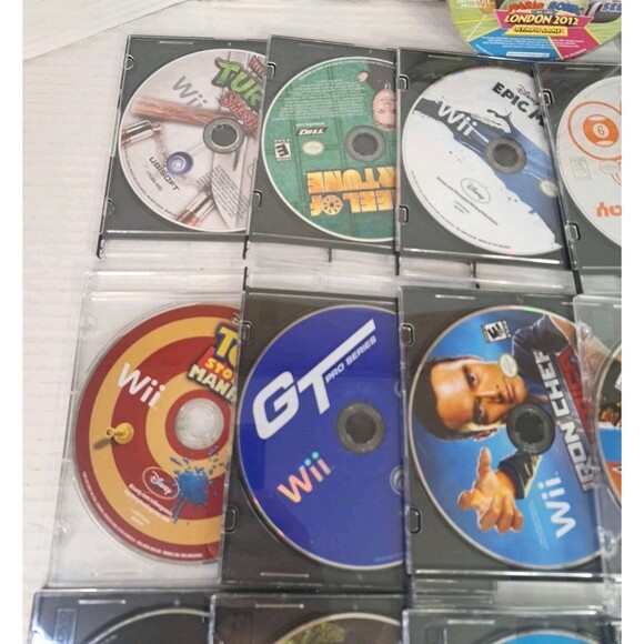Lot of 20 Nintendo Wii Video Games Disc Only Mario Disney Transformers TMNT READ - Picture 2 of 5